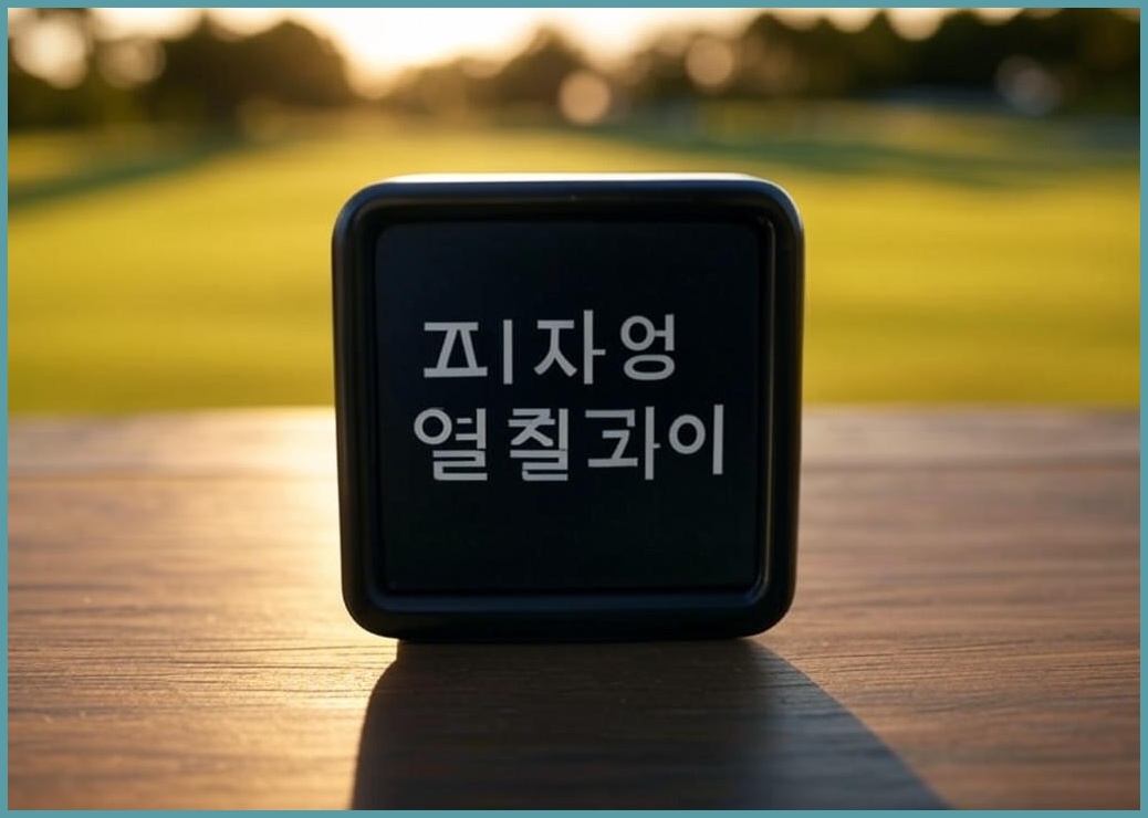 피지엠코리아  골프 스코어 카운터 블랙 점수 타수 계산기